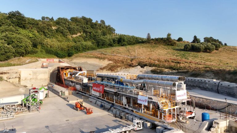   High-Speed Rail Construction Site Naples - Bari, Apice-Hirpinia Section  