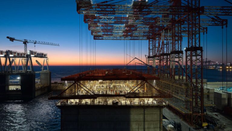  Cantiere della nuova Diga Foranea di Genova  