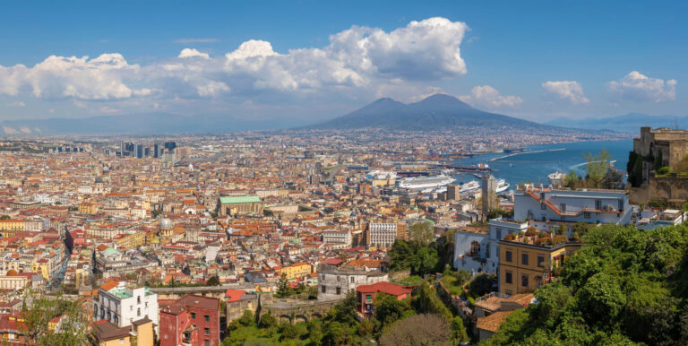   Panoramic view of Naples  