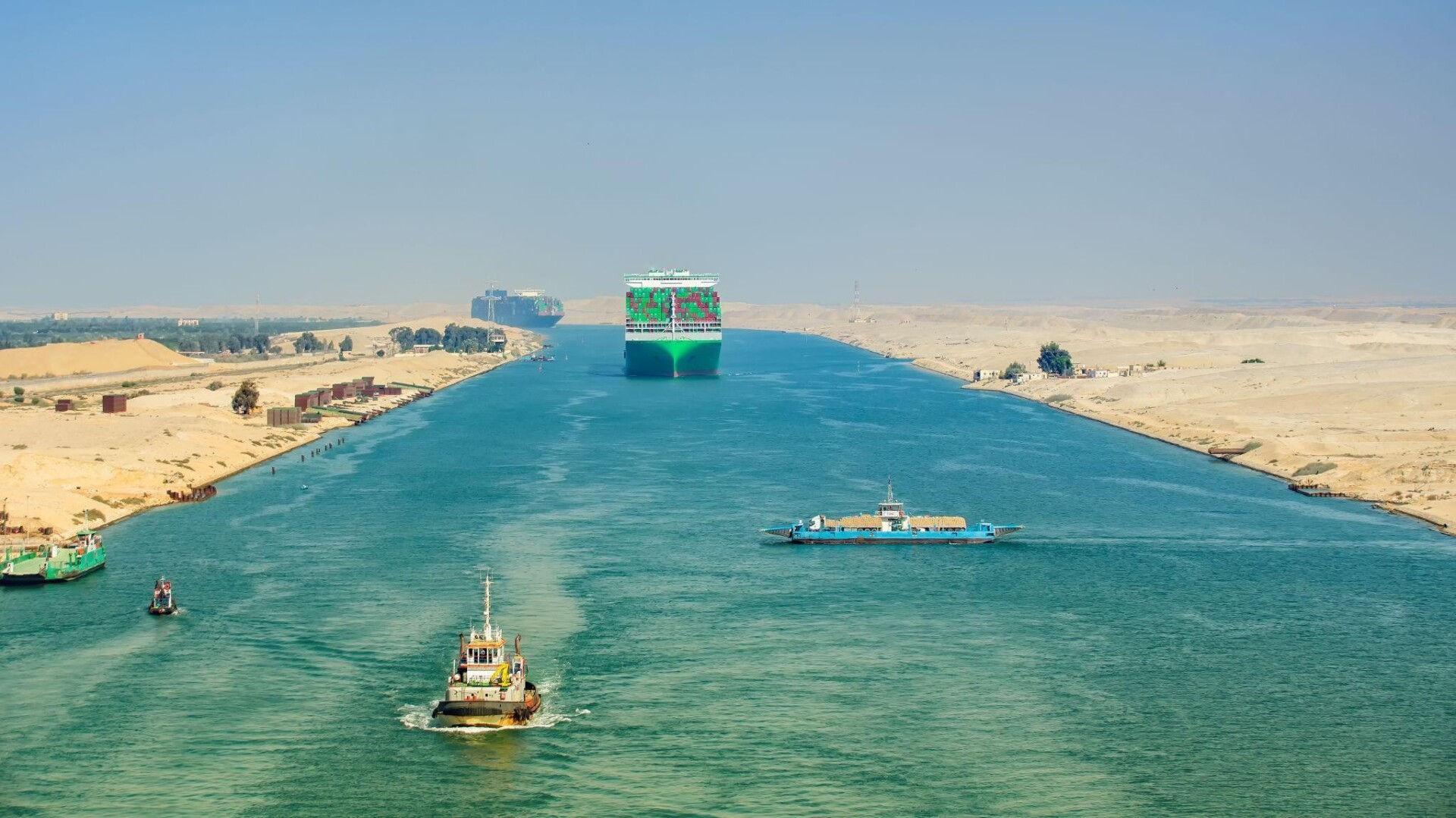 One of the large-scale Mediterranean projects, like the Suez Canal, the Third Bosphorus Bridge, or the Port of Genoa.