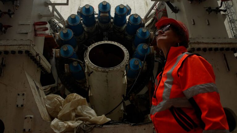   La TBM Roberta nel cantiere del Grand Paris Express, Parigi  