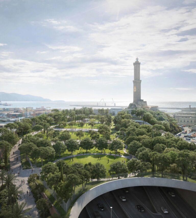   Rendering del progetto del Tunnel Subportuale, Genova  